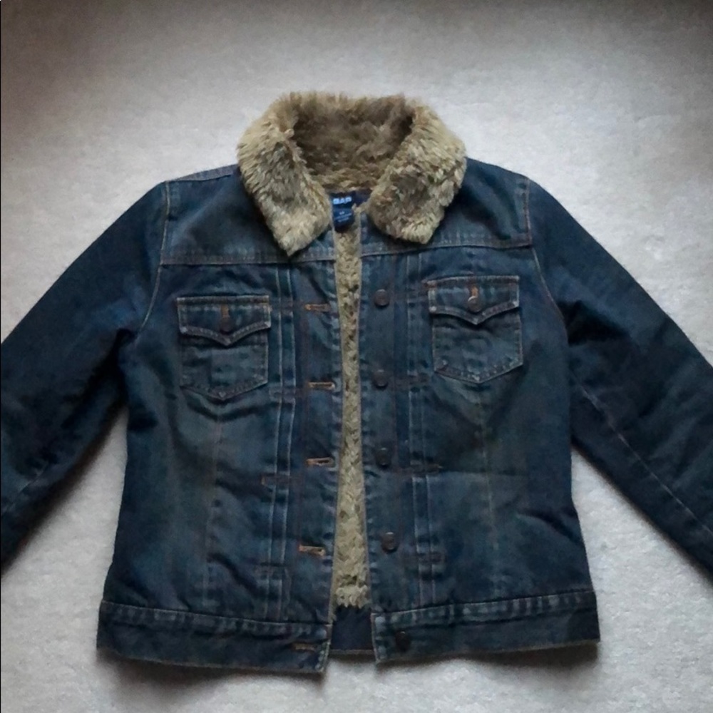Gap Women’s Sherpa Denim Jean Jacket - XS